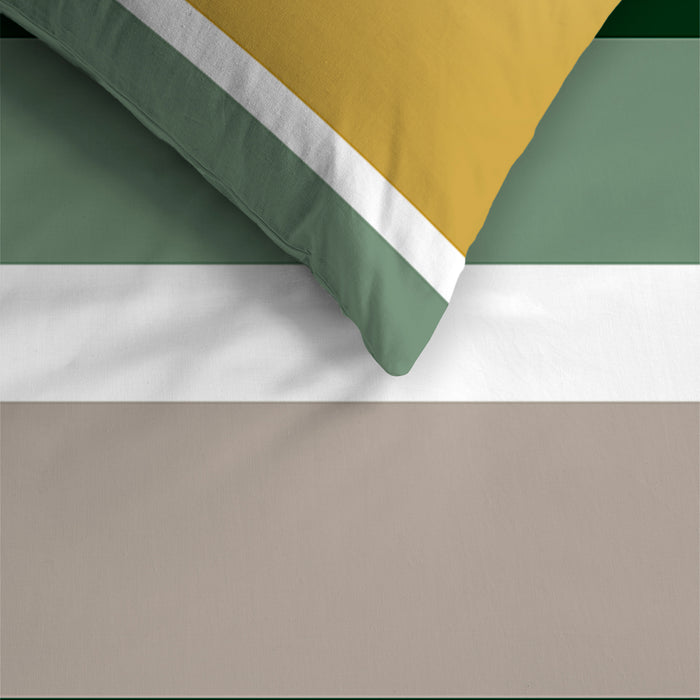 Ambiante Andy Dekbedovertrek 140 x 200/220 cm - Groen