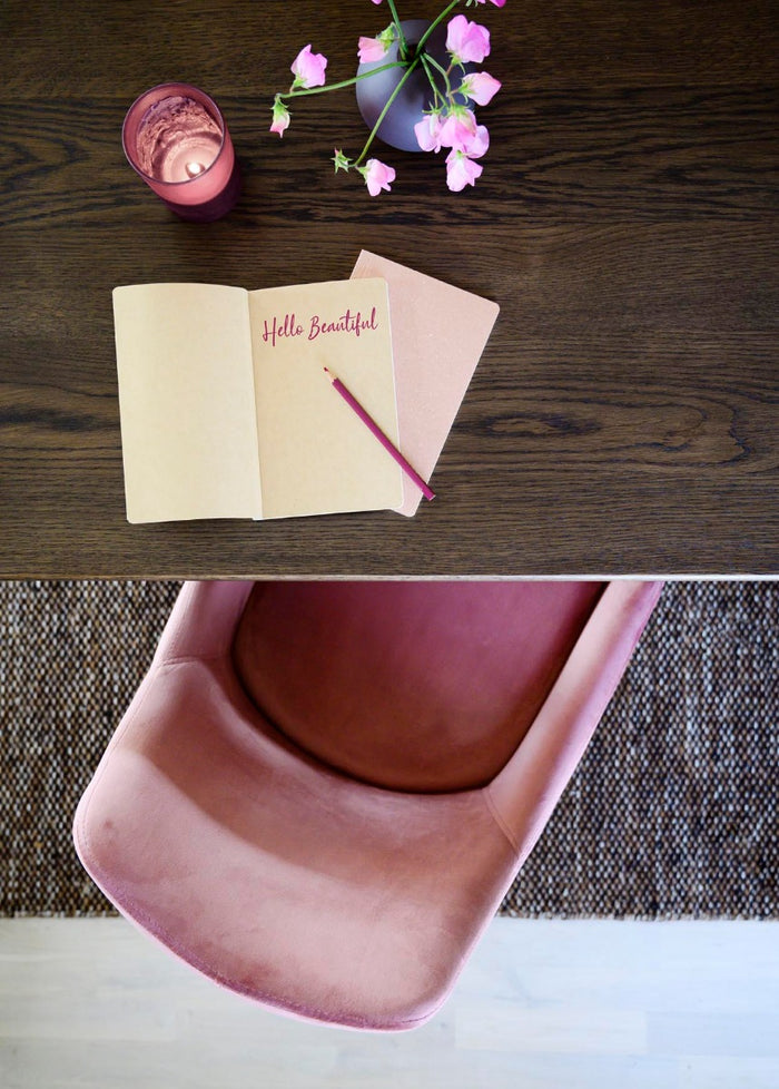 Rowico Sierra Velvet Eetkamerstoel - Set Van 2 - Roze Fluweel
