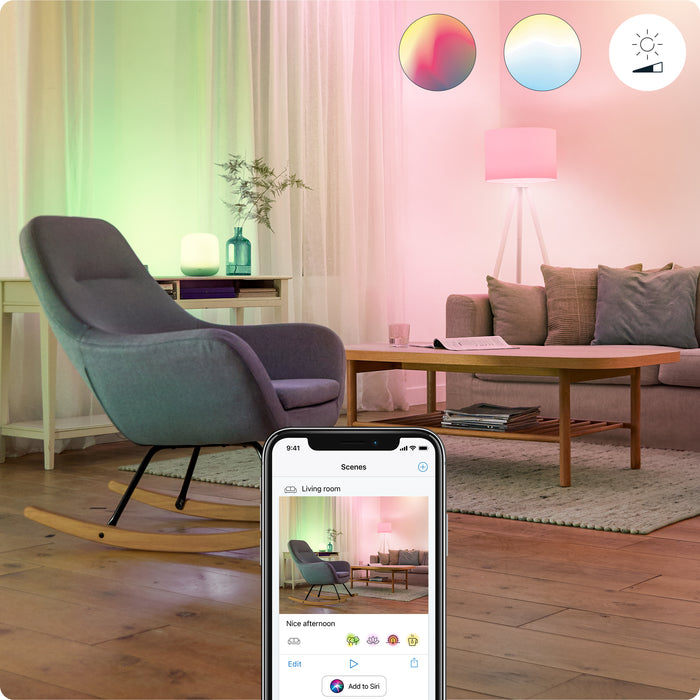 WiZ LED Tunable White and Color starterkit - E27 8W 806lm 2200K-6500K…