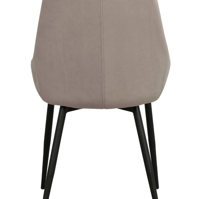 Rowico Sierra Stoel - Set Van 2 - Fluweel Grijs