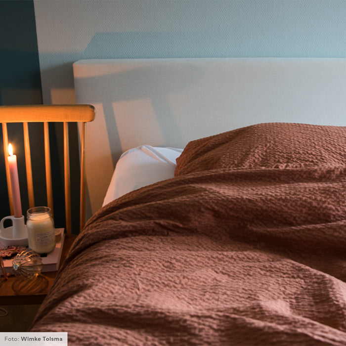 Crisp Sheets Dekbedovertrek 200 x 220 cm - Terracotta