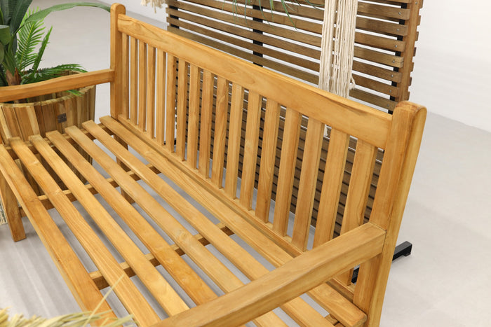 VDG Teak houten tuinbank Bison - 150 cm.