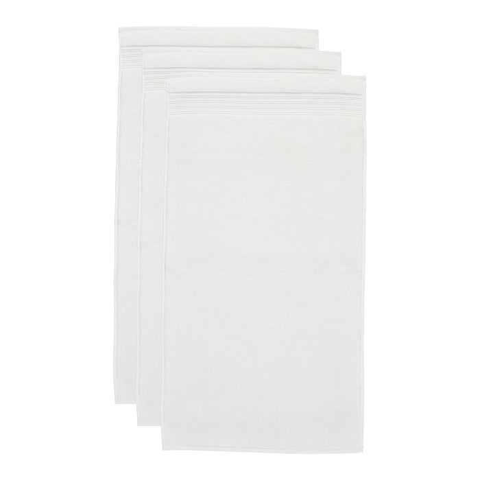 Beddinghouse Sheer Handdoek 60 x 110 cm - Wit - Set van 3