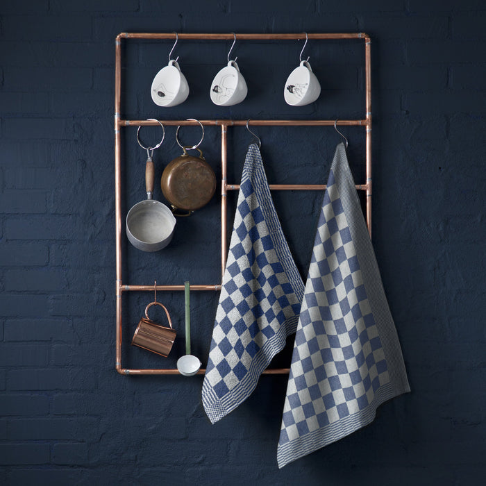 DDDDD keukendoek Barbecue - 50x55cm - Blauw - 6 stuks