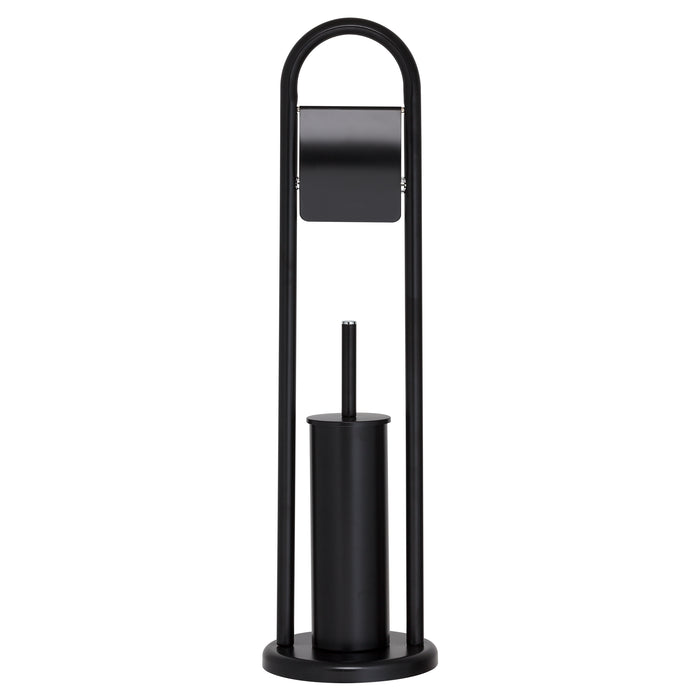 Sealskin Acero Toiletbutler - Toiletrolhouder - Toiletborstel met Houder - Vrijstaand - Zwart