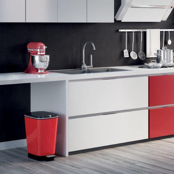 Kis Chic Bin Pedaalemmer - 30L - rood