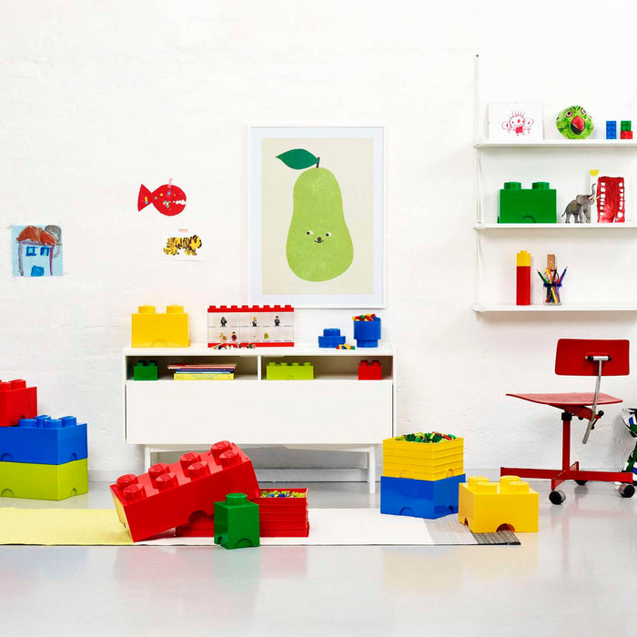 LEGO - Opbergbox Brick 4, Geel - LEGO