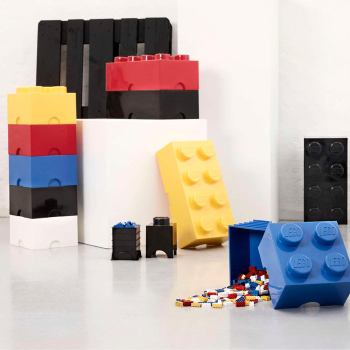LEGO - Opbergbox Brick 4, Geel - LEGO