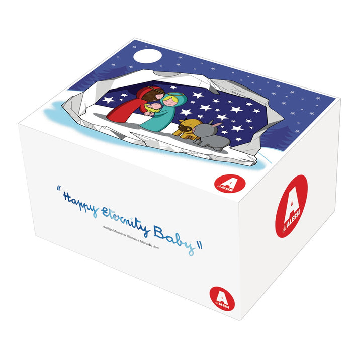 Alessi Happy Eternity Baby Porseleinen Kerststal