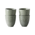 HKliving Gradient Ceramics Mok Set van 4