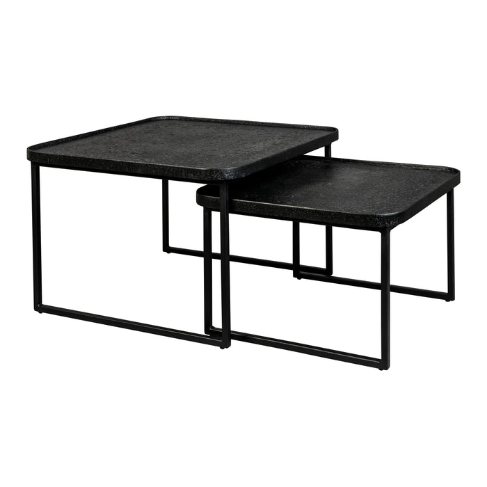 Dutchbone Winston Salontafel - Set van 2 - Zwart