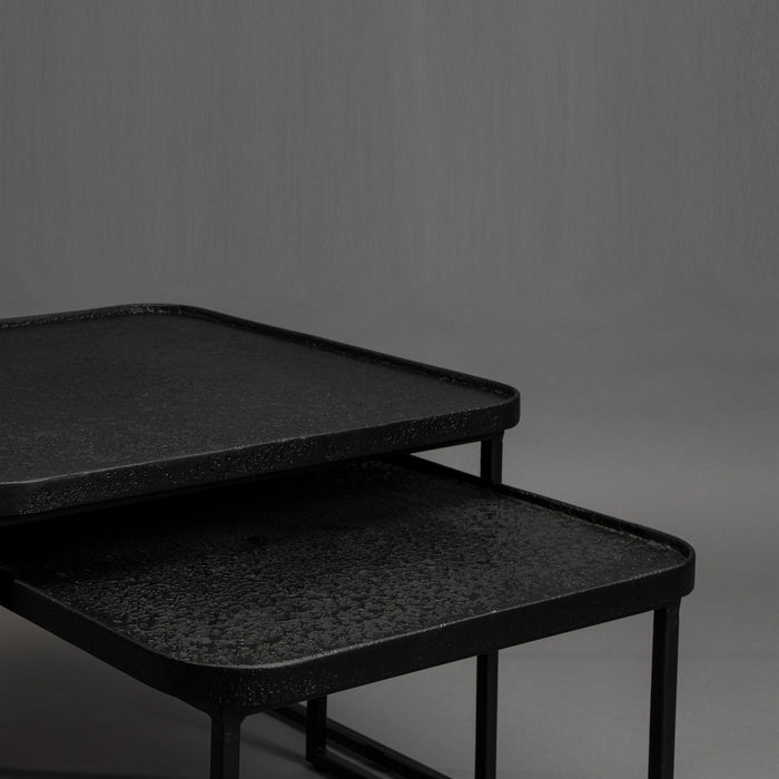 Dutchbone Winston Salontafel - Set van 2 - Zwart