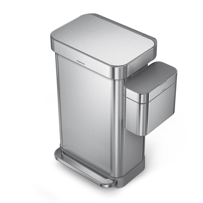 Simplehuman Afvalemmer 4 L - Zilver