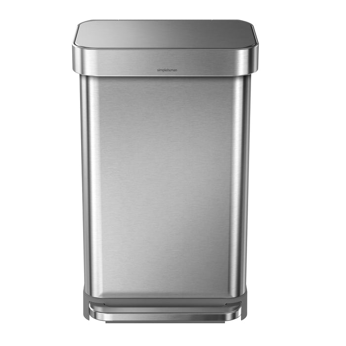 Simplehuman Rectangular Liner Pocket Pedaalemmer 45 Liter