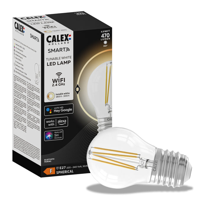 Calex Smart LED E27 P45 13 cm Kogellamp