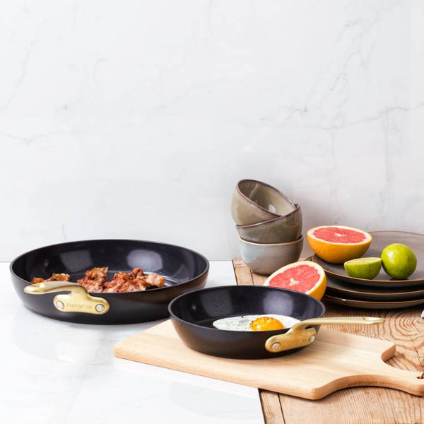 Greenpan Craft Koekenpannenset - Zwart 3-delig