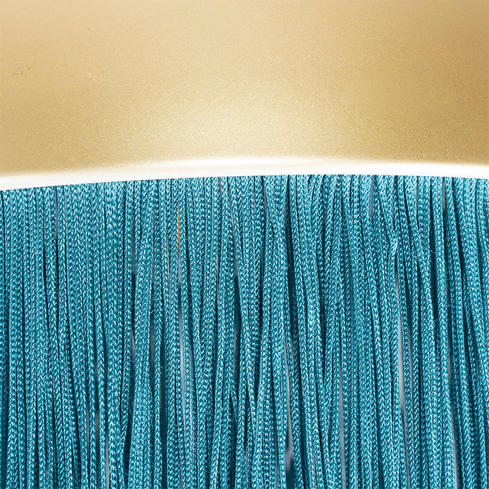 QAZQA Wandlamp fringle - Groen - Oosters - L 20cm