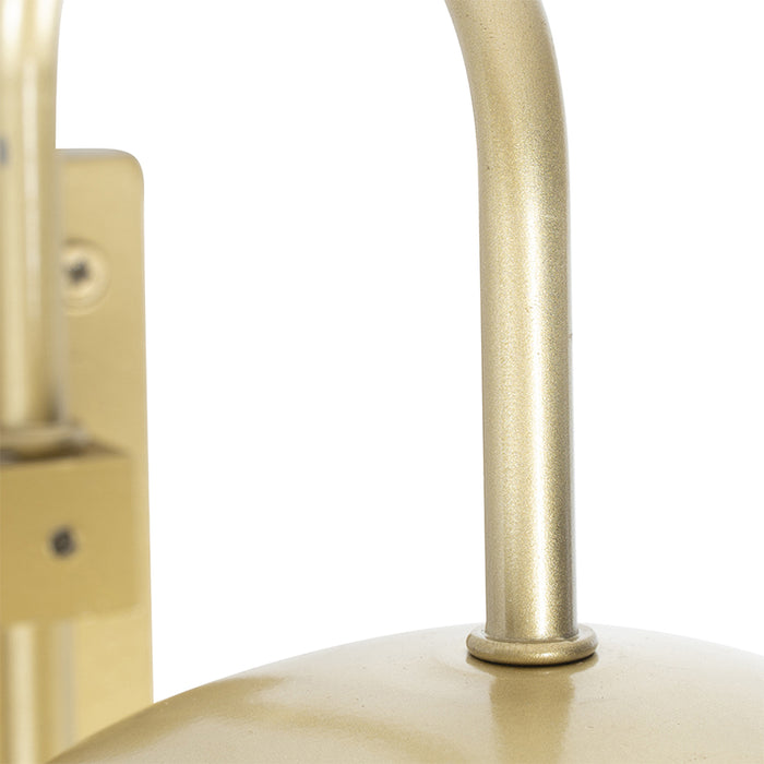 QAZQA Wandlamp fringle - Groen - Oosters - L 20cm