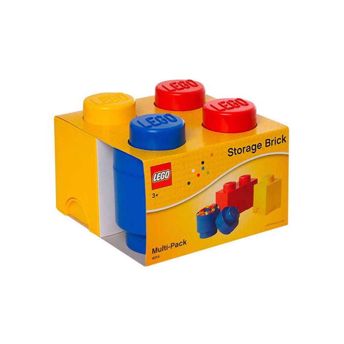 LEGO - Opbergbox Brick Set van 3, Multi - LEGO