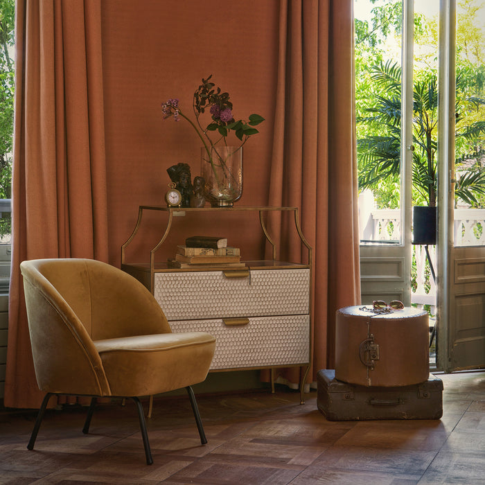 WOOOD Vogue Fauteuil - Fluweel Onyx