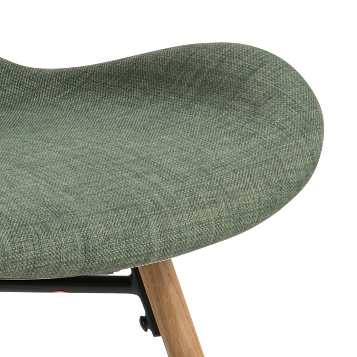 by fonQ basic Tough Eetkamerstoel - Textiel - Groen
