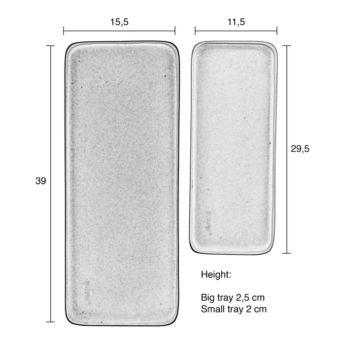 Zuiver Rebel Dienblad - Set van 2
