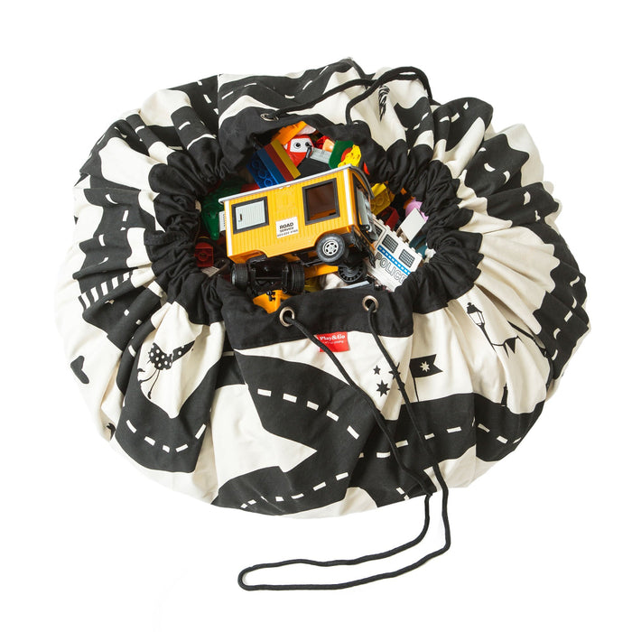 Play & Go autobaan|bliksem Opbergzak - Speelmat