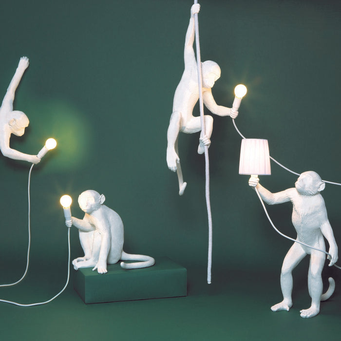 Seletti Monkey Outdoor Lampresin Aan Touw