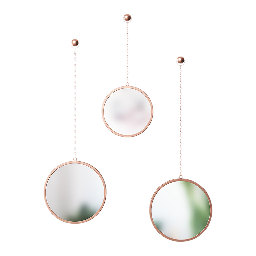 Umbra Dima Spiegel Rond - Koper