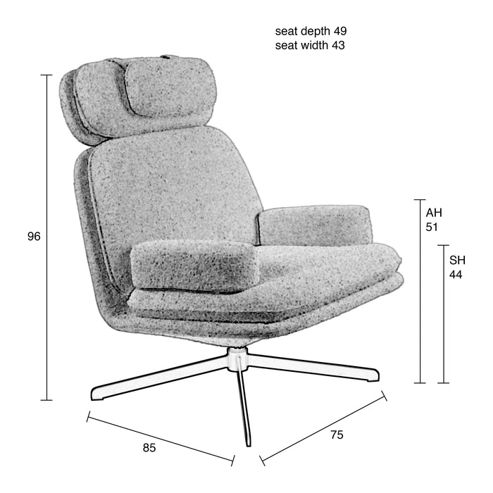 Zuiver Tyler Fauteuil