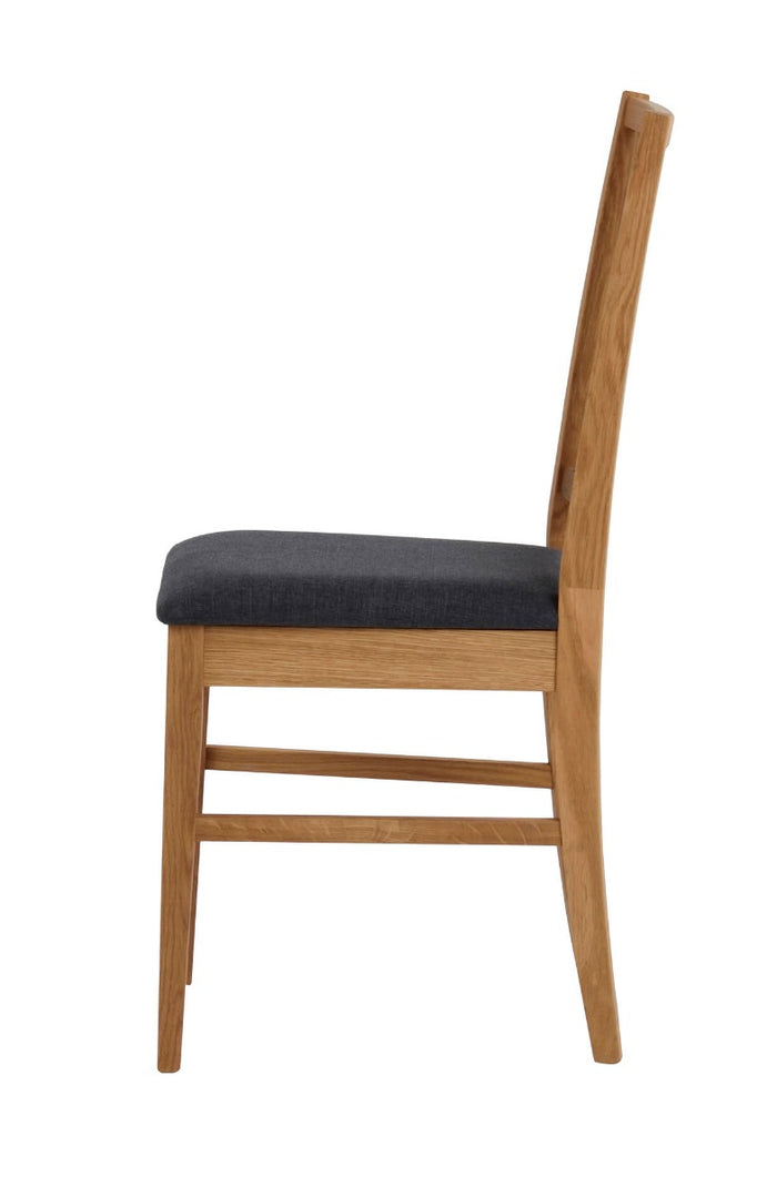 Rowico Filippa Stoel - Set Van 2 - Grijs|Eikenhout