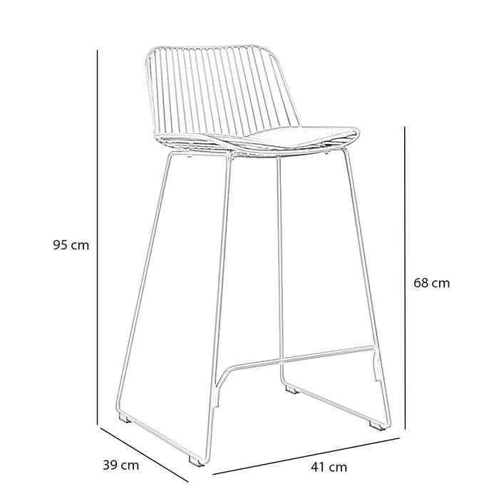 Livin24 Design barkruk Jenny zwart 67 cm