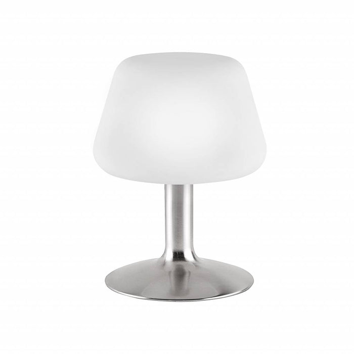 Paul Neuhaus Tafellamp TILL RVS incl. Stappendimmer