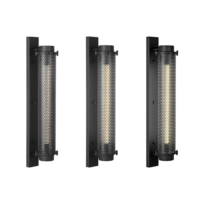 LABEL51 - Wandlamp Tube - Zwart Metaal