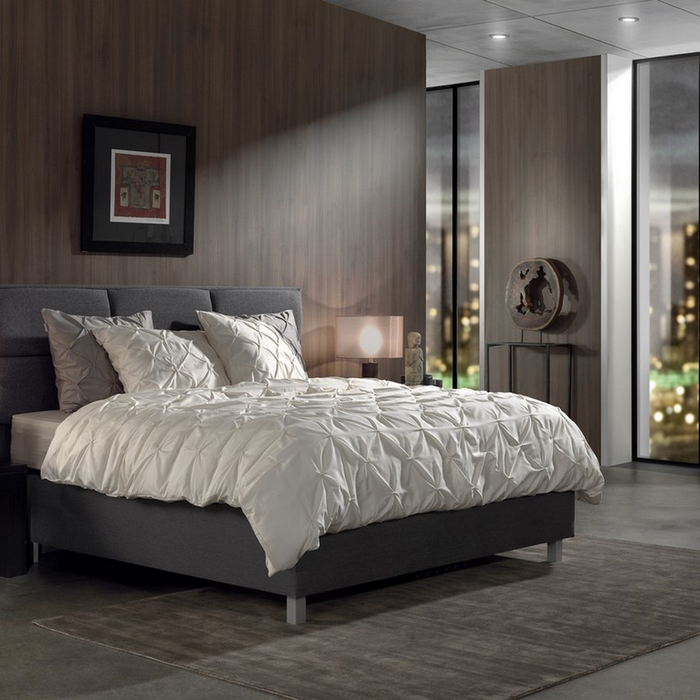 Yellow Dekbedovertrek Katoen Satijn Nova - off white