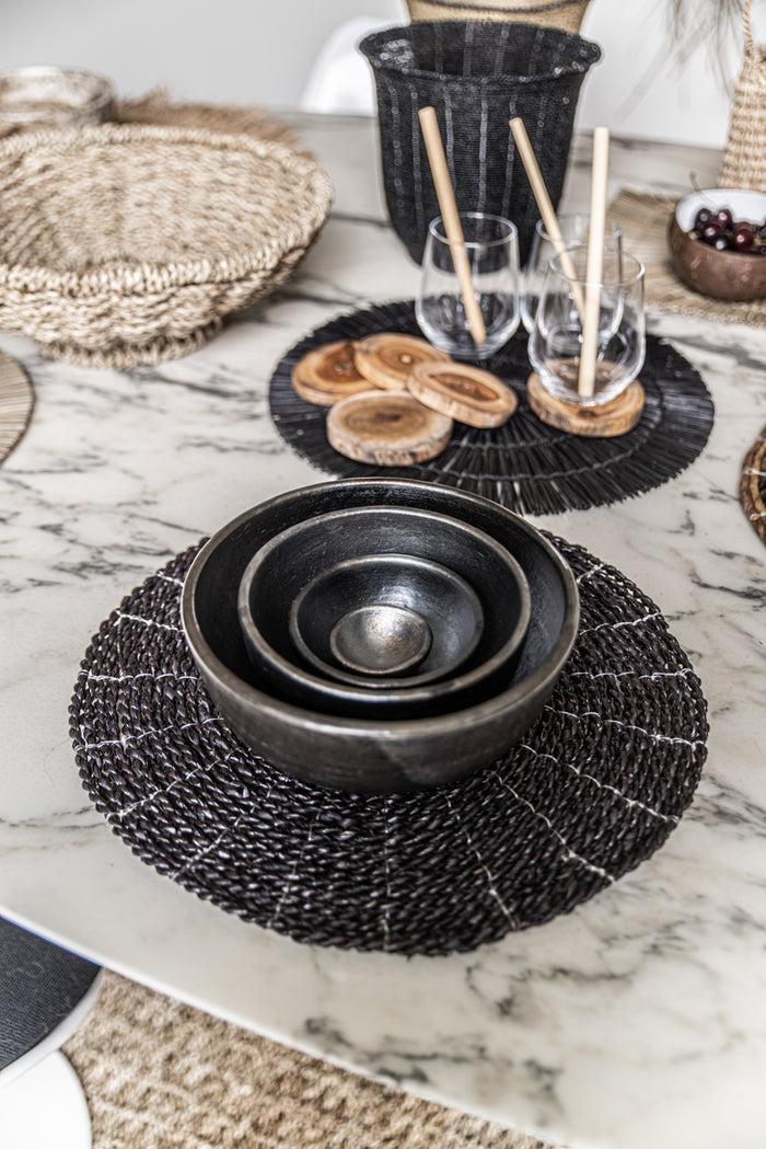 Bazar Bizar - De Teak Root Boho Onderzetter