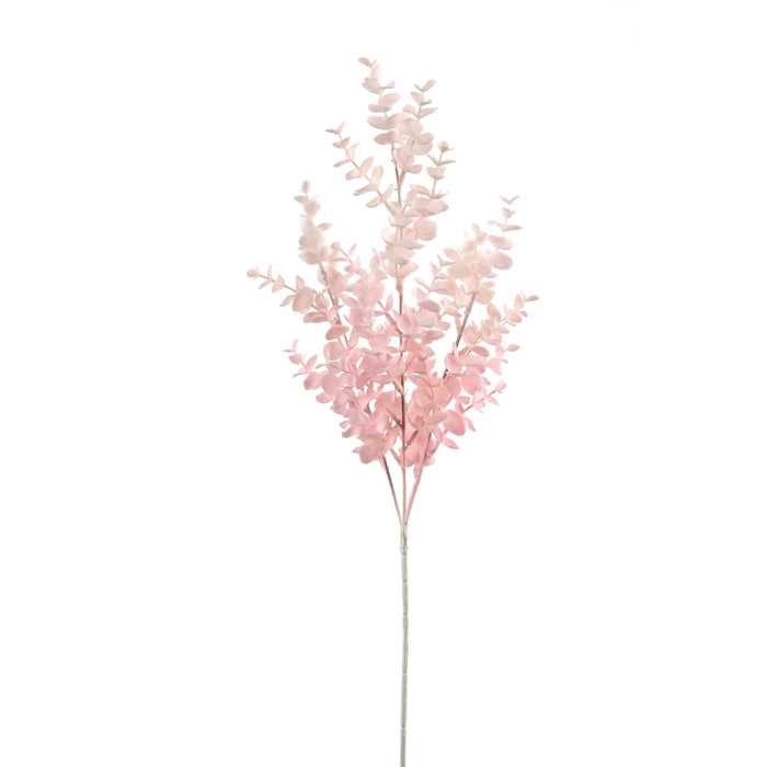 PTMD Leaves Plant Eucalyptus Kunsttak - 38 x 21 x 67 cm - Roze