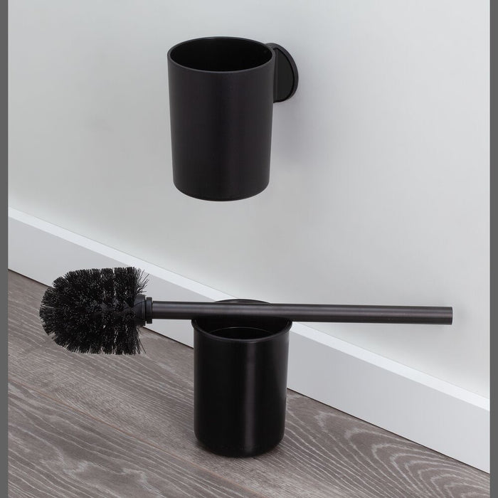 Tiger Tune Toiletborstel met Houder - Zwart
