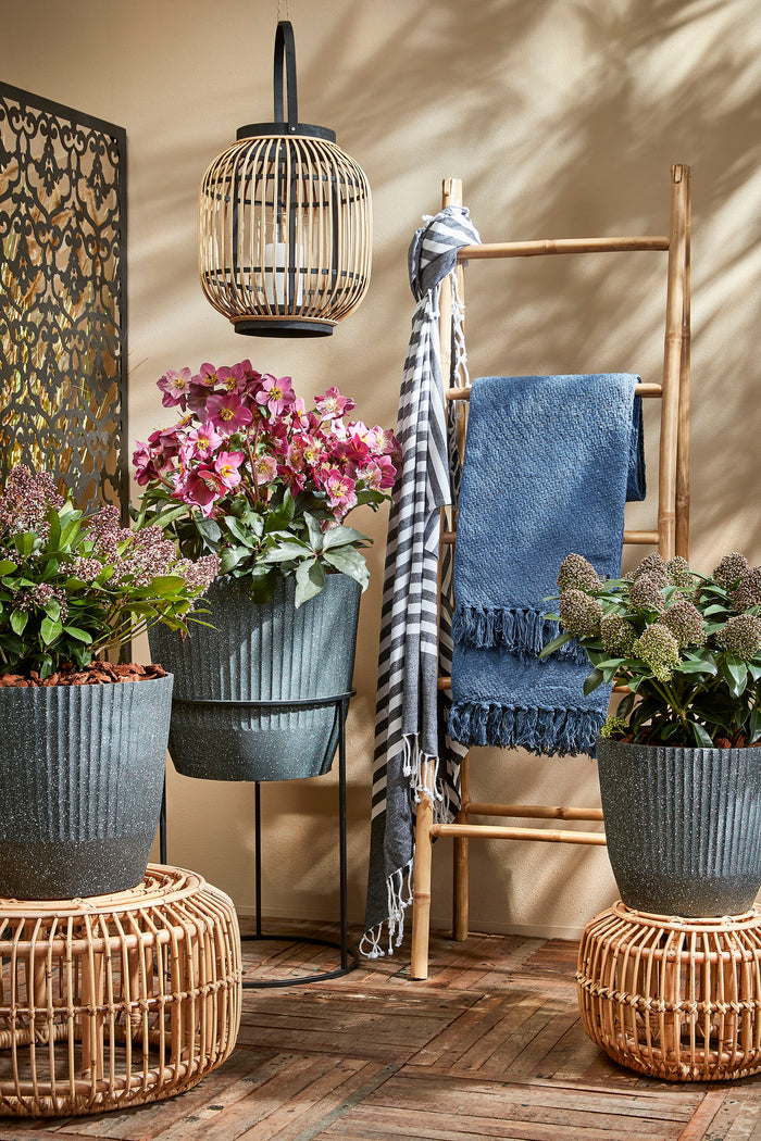In the Mood Collection Hamamdoek - L180 x B130 cm - Zwart
