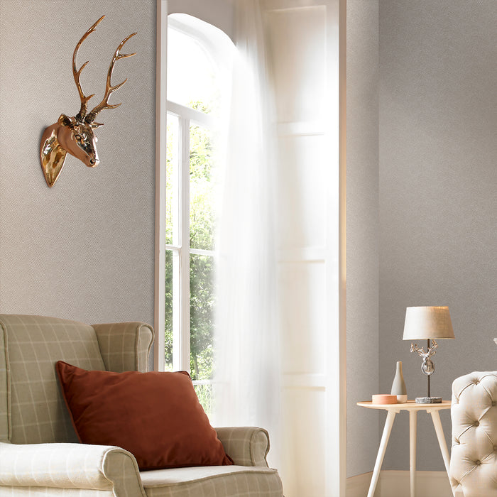 Graham & Brown vliesbehang Chevron Natural wit