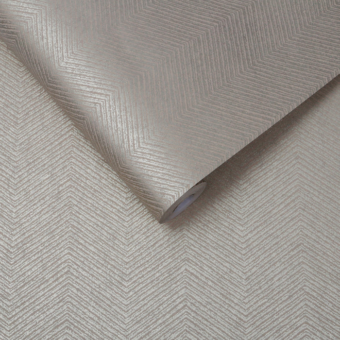 Graham & Brown vliesbehang Chevron Natural wit