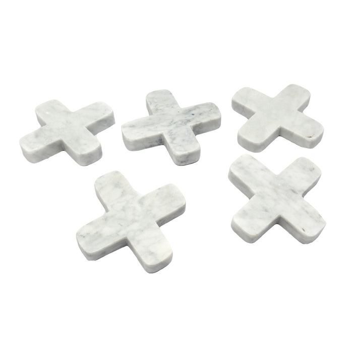 Bazar Bizar - De Marmeren Pannenonderzetter - Wit