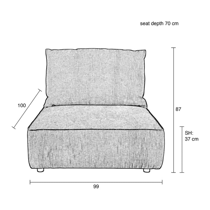 Zuiver Hunter Bank Element - Moss