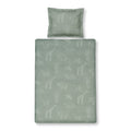 Vandyck Safari Kids Kinderdekbedovertrek 120 x 150 cm - Vintage Green