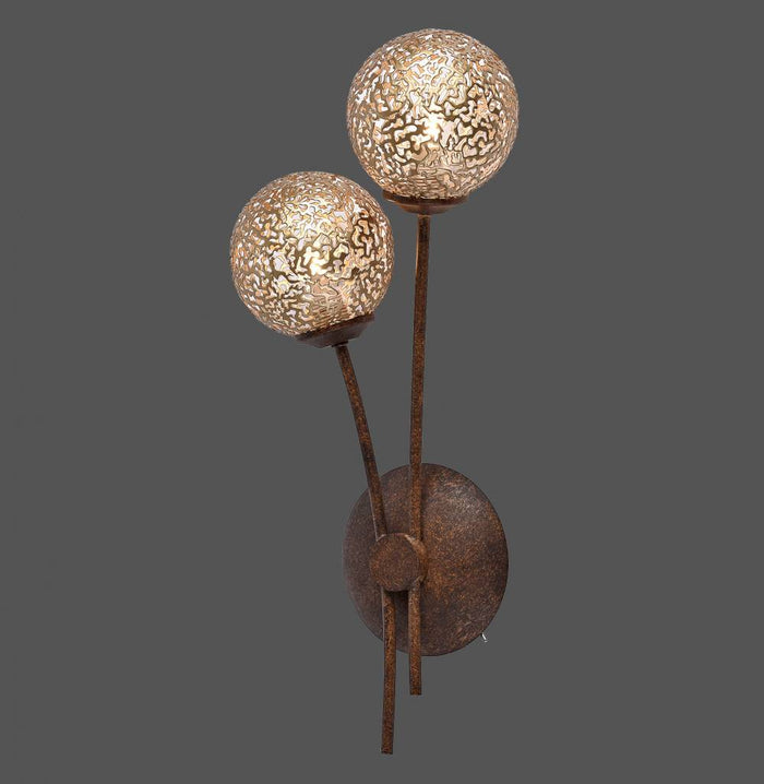Paul Neuhaus Wandlamp GRETA Roest 2 Lichts
