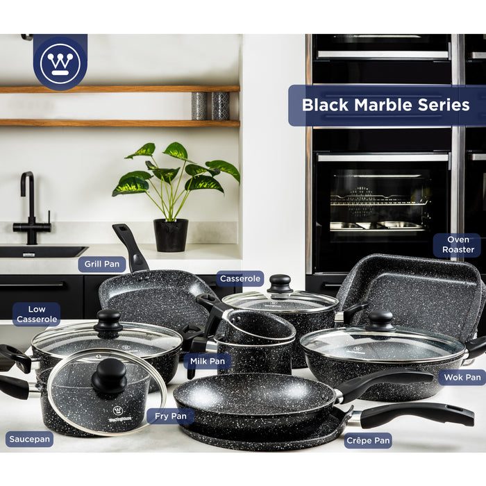 Westinghouse Steelpan  20 cm Black Marble