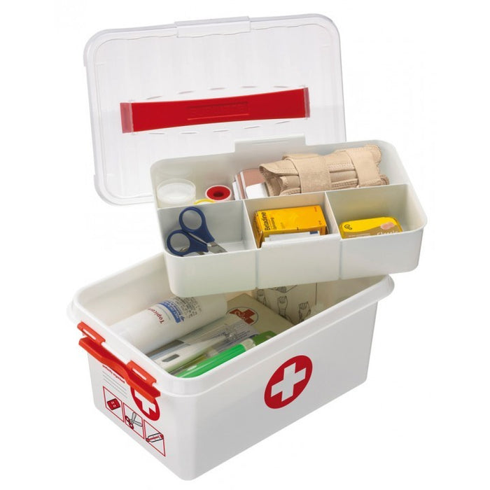SUNWARE EHBO doos 6 L met tray 30x20x14cm