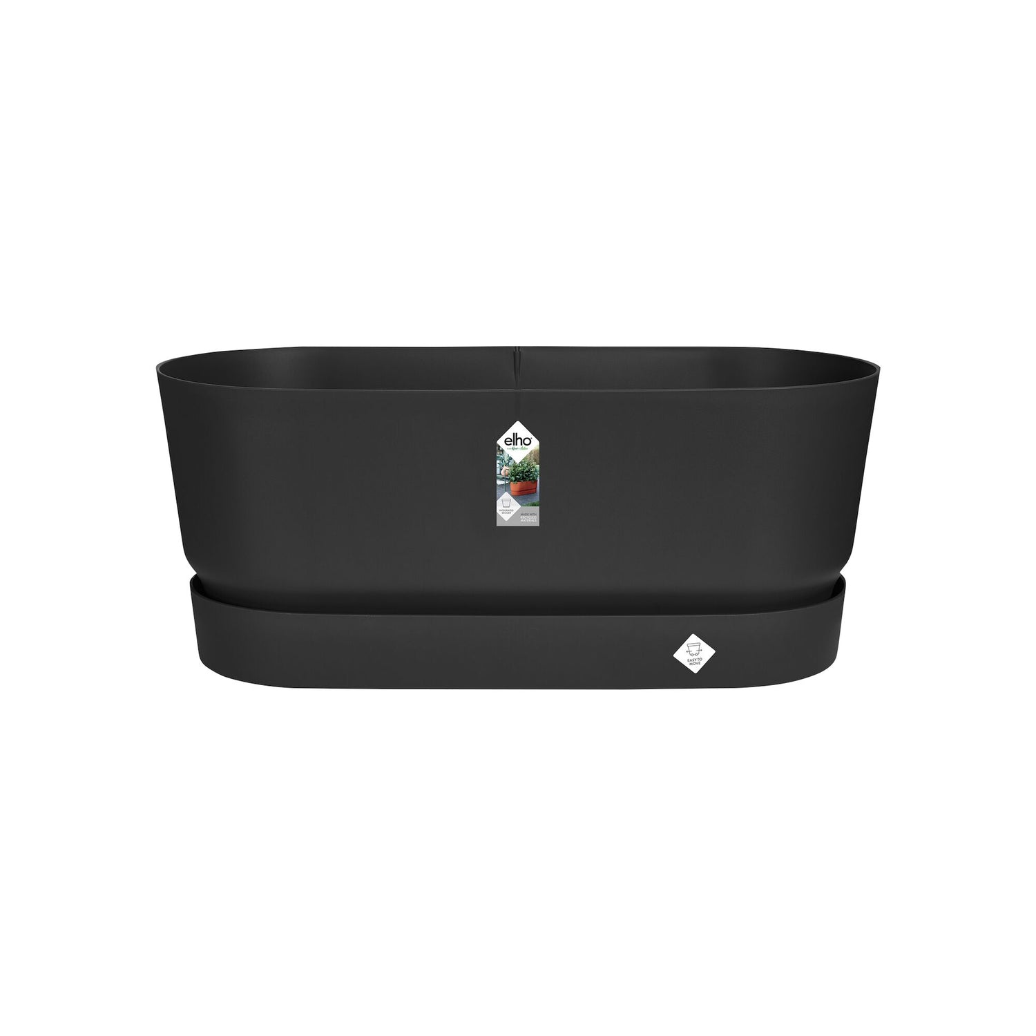 Elho Greenville Bloembak met Wielen 60 cm