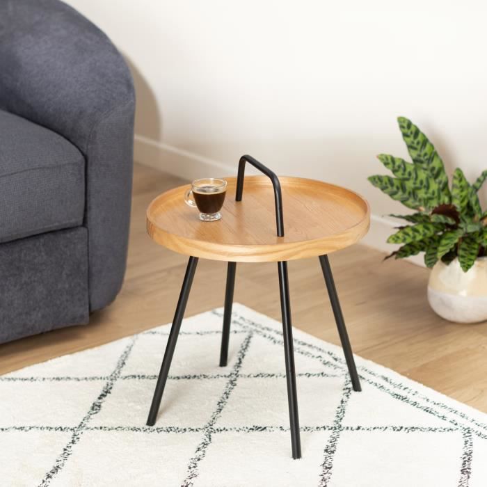 Cstore Ronde salontafel met Indus M1 handvat