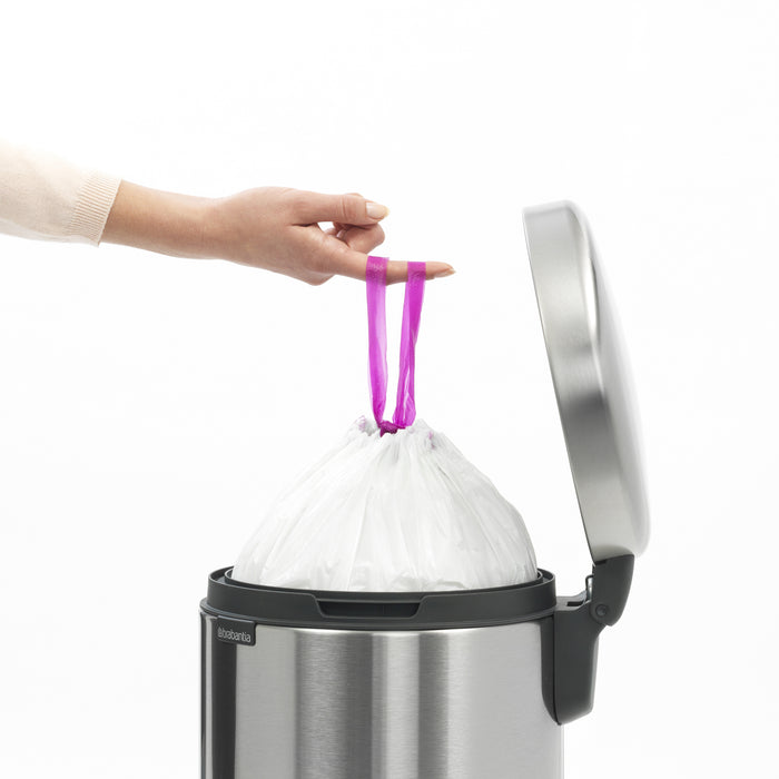 Brabantia NewIcon Pedaalemmer 12 L Vingerafdrukvrij - Matt Steel